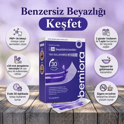 V34 Diş Beyazlatma Bandı