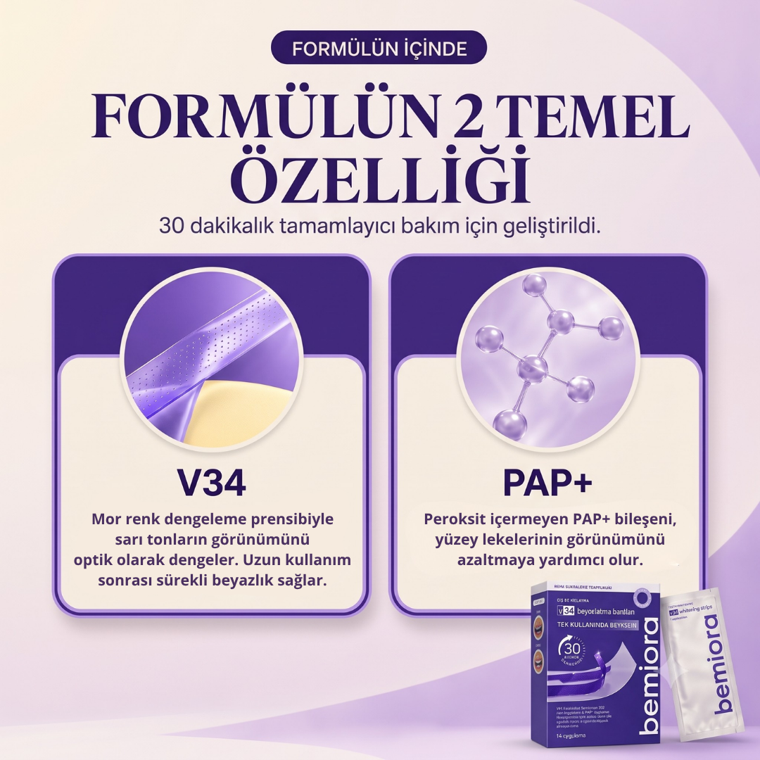 V34 Diş Beyazlatma Bandı